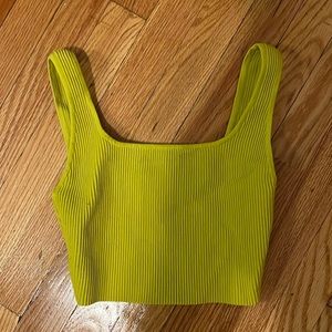 Babaton Green Contour Tank Size Small